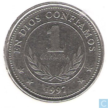 Z092 Nicaragua 1 cordoba 1997 - 1