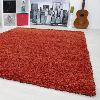 Hoogpolig shaggy tapijt Terra 60 x 110 cm t/m 300 x 400 cm - 1