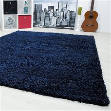 Hoogpolig shaggy tapijt Marine 60 x 110 cm t/m 300 x 400 cm