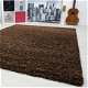 Hoogpolig shaggy tapijt Bruin 60 x 110 cm t/m 300 x 400 cm - 1 - Thumbnail