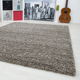 Hoogpolig shaggy tapijt Taupe 60 x 110 cm t/m 300 x 400 cm - 1 - Thumbnail