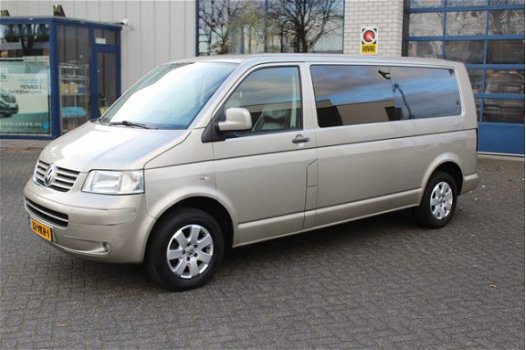 Volkswagen Transporter - T5 2.5 TDI 130 PK L2 DC Airco, Leder, Trekhaak 2500 kg - 1