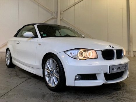 BMW 1-serie Cabrio - 118i M pakket -leer-xenon-navi-cruise-etc - 1