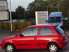 Nissan Micra - 1.0 GL automaat, bj.98, rood, stuurbekrachtiging, APK tot 11/2020, NAP uitdraai met 1