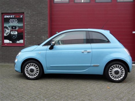 Fiat 500 - 1.2 4cil. Lounge, Airco, Panoramadak, Blue&Me, Aux, USB, Nieuwstaat - 1