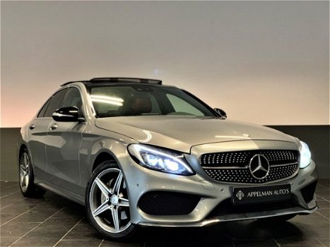 Mercedes-Benz C-klasse - 220 CDI Prestige AMG|Pano|Burmester|Keyless|Nap|V.a €249, - p/m - 1