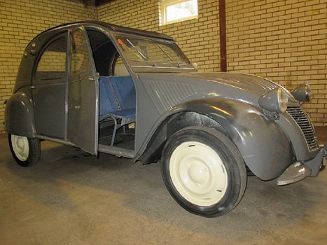 citroen ribbel kap eend 1960 Totaal roestvrij - 7