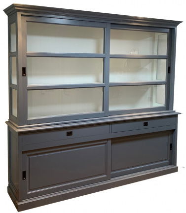 Buffetkast Putten babyblauw - wit 240 x 50/40 x 220cm - nr. 1