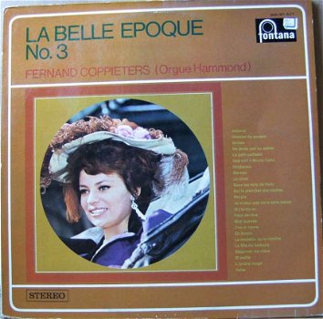LP Fernand Coppieters - La Belle époque n° 3 - Hammond orgel - 1