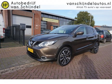 Nissan Qashqai - 1.6 DCI 131PK TEKNA VOL LUXE AUTOMAAT 1E EIG PANODAK LEDER STOEL+VOORRUITVERW. 19IN - 1