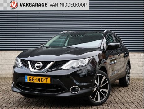 Nissan Qashqai - 1.2 Tekna Panodak/Led/Xenon/Leder/Navi - 1