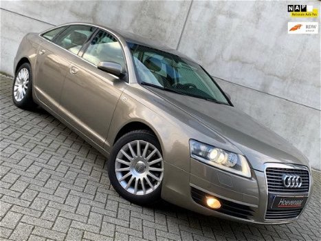 Audi A6 - 2.4 Pro Line LEER AUTOMAAT XENON PERFECTE STAAT - 1