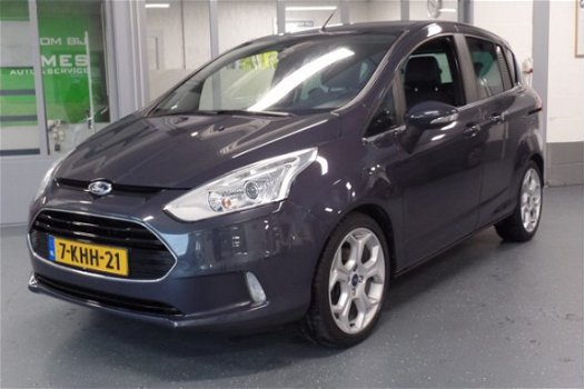 Ford B-Max - 1.6 TDCI Titanium half leer, Trekhaak, Airco, LMV. Prijs incl 6 mnd BOVAG - 1