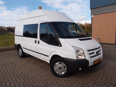 Ford Transit - 350M 125pk TDCI HD inrichting standkachel 2800kg trekhaak airco cruise nieuwstaat eur - 1