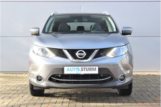 Nissan Qashqai - 1.5 dCi Tekna *1350kg Trekgewicht* | Trekhaak | Panoramadak | Leder | 360° Camera | - 1