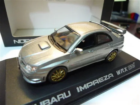 1:43 NOREV 800072 Subaru Impreza WRX STI grijs 2006 - 0