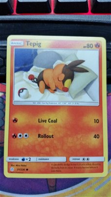 Tepig  31/236  Sun & Moon: Cosmic Eclipse