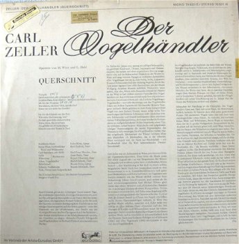 Klassieke LP Operette - Der Vogelhändler - Carl Zeller - 2
