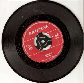 singel Kraftone n° 88 - Orchestre Terry Terron - Valentino / martha - 1
