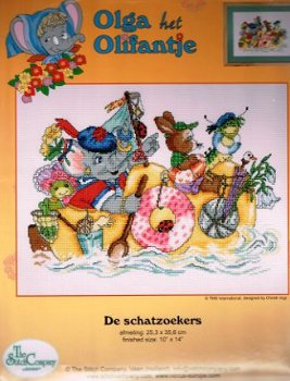 SALE OLGA HET OLIFANTJE BORDUURPAKKET DE SCHATZOEKERS - 1