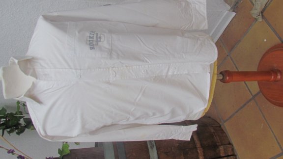 40-1265 Wit Overhemd Maat L - 1