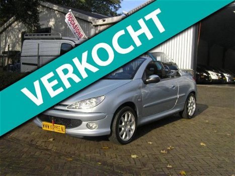 Peugeot 206 CC - 1.6-16V 187d km nap sturbekr nieuwe apk - 1