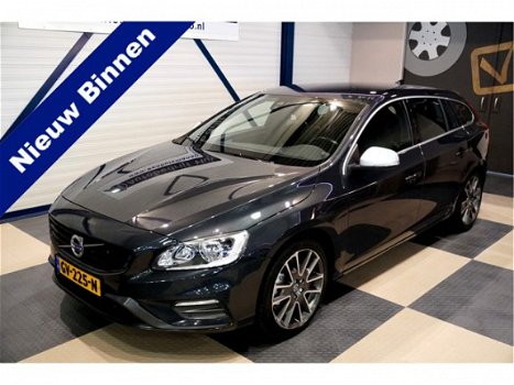 Volvo V60 - 2.0 D3 110kW/150pk Aut6 R-Design BNS CLIMA + CRUISE + NAVI SENSUS + SPORTSTOELEN + LEER/ - 1