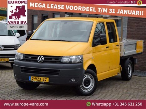 Volkswagen Transporter - 2.0 TDI 140pk L2H1 D.C. DSG Automaat Open laadbak 01-2013 - 1