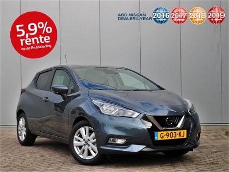 Nissan Micra - 1.0 IG-T N-Connecta | VAN 23.170, - NU RIJKLAAR EUR. 20.950, - || PRIVATE LEASE VANAF - 1