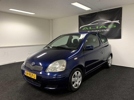 Toyota Yaris - 1.3 VVT-i S-Line 2005 Blauw AIRCO / APK 2020 / NAP - 1