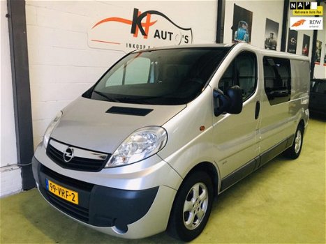 Opel Vivaro - 2.0 CDTI L2H1 DC AIRCO/ELEK.RAMEN EN SPIEGELS/LMV/NAVI/TREKHAAK/NAP/2SLTS/ENZ - 1