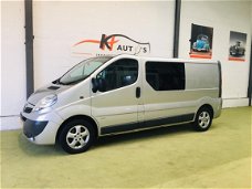 Opel Vivaro - 2.0 CDTI L2H1 DC AIRCO/ELEK.RAMEN EN SPIEGELS/LMV/NAVI/TREKHAAK/NAP/2SLTS/ENZ