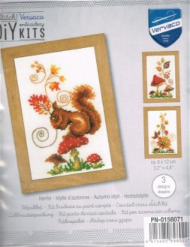 VERVACO BORDUURPAKKET, SET VAN 3 PAKKETJES ,HERFST 071 - 1