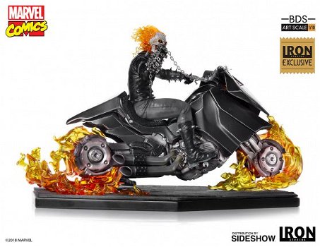 Iron studios Marvel Ghost Rider Exclusive statue 1/10 scale - 3