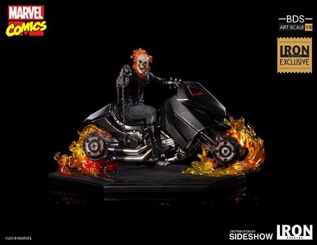 Iron studios Marvel Ghost Rider Exclusive statue 1/10 scale - 4