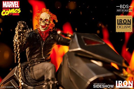 Iron studios Marvel Ghost Rider Exclusive statue 1/10 scale - 6