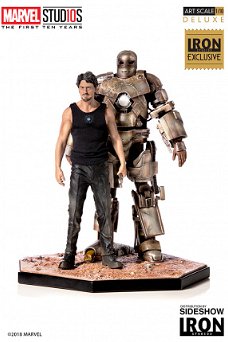 Iron Studios Iron Man Mark I And Tony Stark Exclusive statue 1/10 scale