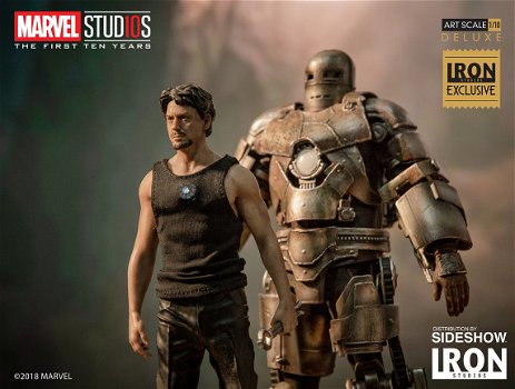 Iron Studios Iron Man Mark I And Tony Stark Exclusive statue 1/10 scale - 1