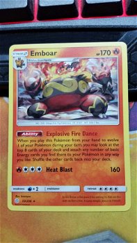 Emboar 33/236 Rare Sun & Moon: Cosmic Eclipse - 1