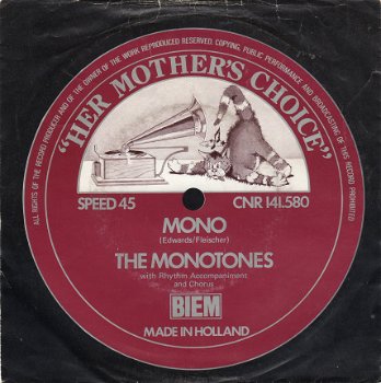 The Monotones : Mono (1980) - 1