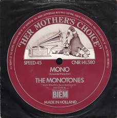 The Monotones : Mono (1980)