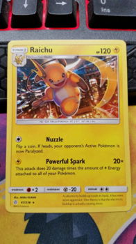 Raichu 67/236 Rare Sun & Moon: Cosmic Eclipse - 1