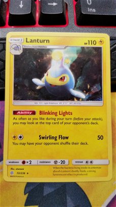 Lanturn  72/236   Rare Sun & Moon: Cosmic Eclipse