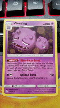 Weezing 77/236 Rare Sun & Moon: Cosmic Eclipse - 0