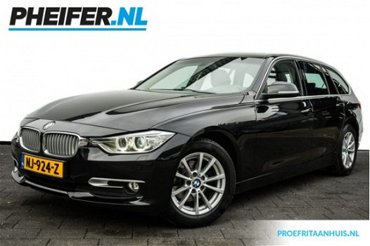 BMW 3-serie Touring - 320d 164pk Aut.8 High Executive Full map navigatie/ Bi-Xenon/ Lederen int./ St - 1