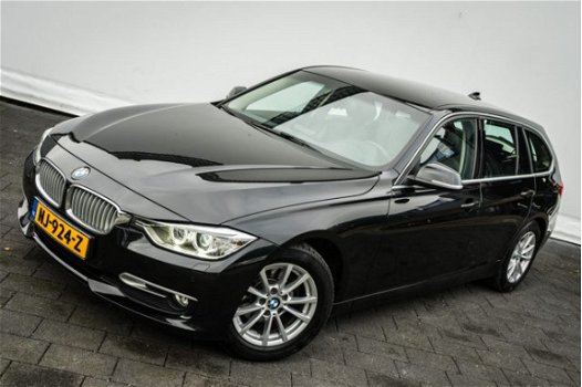 BMW 3-serie Touring - 320d 164pk Aut.8 High Executive Full map navigatie/ Bi-Xenon/ Lederen int./ St - 1