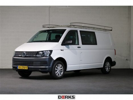 Volkswagen Transporter - 2.0 TDI L2 H1 DC Airco Imperiaal Trekhaak - 1