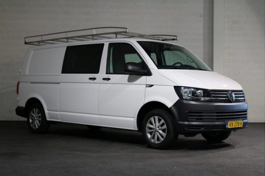 Volkswagen Transporter - 2.0 TDI L2 H1 DC Airco Imperiaal Trekhaak - 1