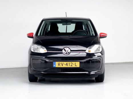 Volkswagen Up! - 1.0 BMT , Airco, Radio, Stuurbekrachtiging, Spiegelkappen rood Fabrieksgarantie tot - 1