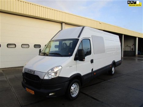 Iveco Daily - 35 S MAXI 3.0 170 PK DUBBELE CABINE LUCHTVERING ZEER NETTE BUS - 1